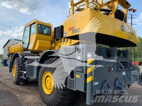 Grove GRT880 Neapdoroto reljefo kranai