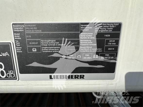Liebherr LB30 Žemės paviršiaus gręžimo technika