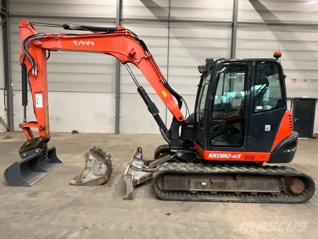 Kubota KX 080-4 A Vidutinės galios ekskavatoriai 7-12 t
