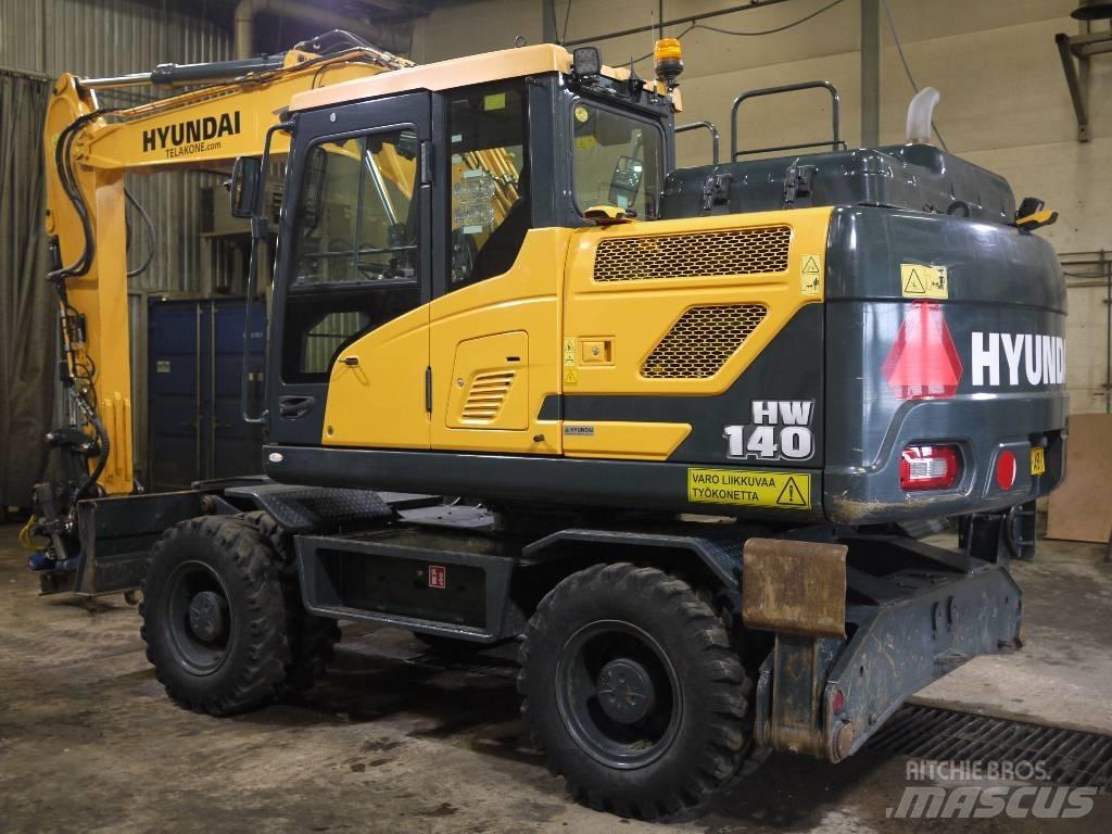 Hyundai HW 140 Ratiniai ekskavatoriai