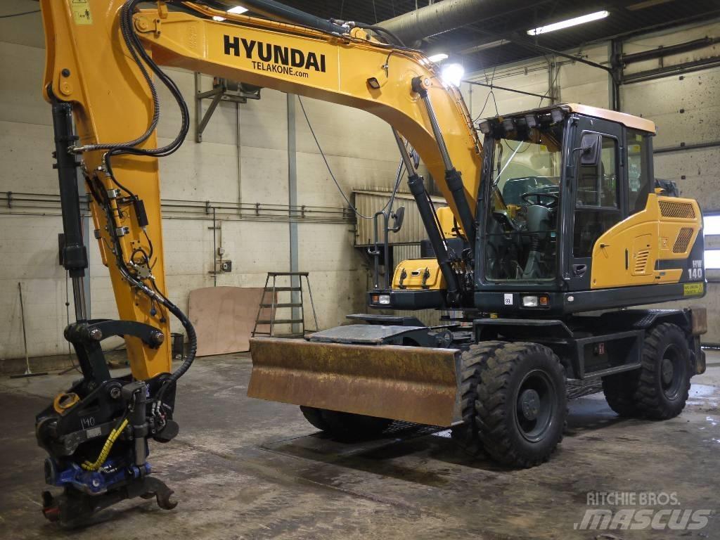 Hyundai HW 140 Ratiniai ekskavatoriai