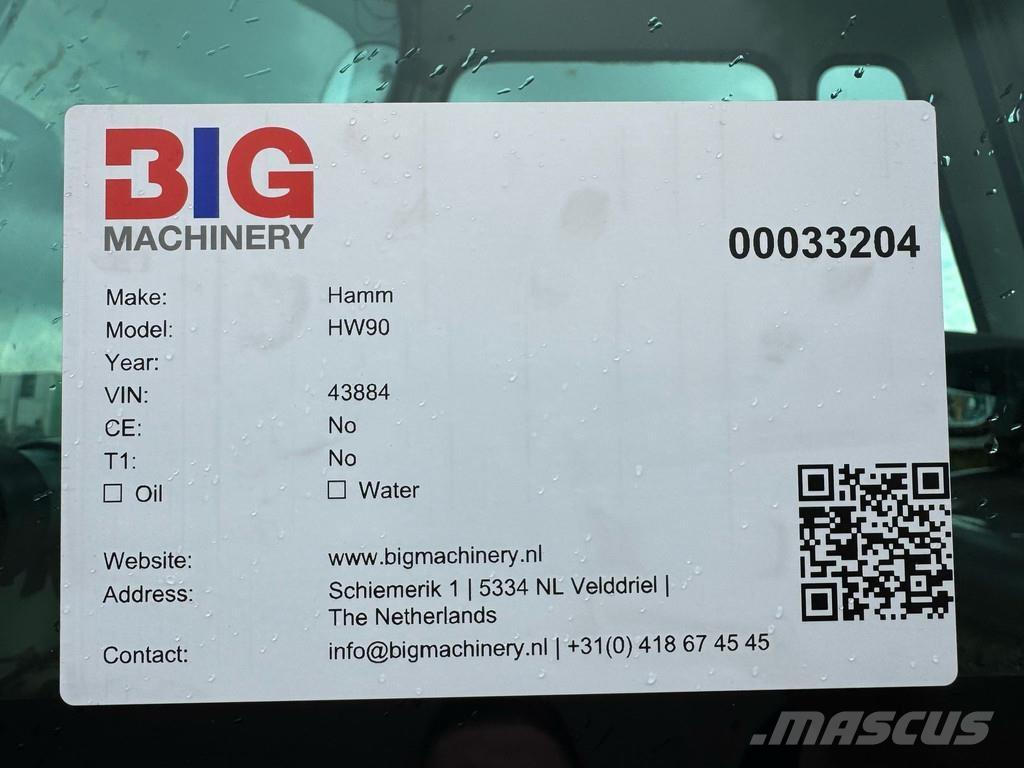 Hamm HW90 / 8 Porinių būgnų volai