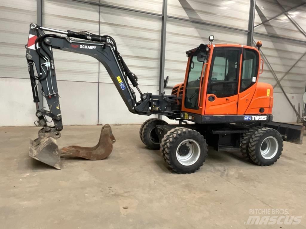 Yanmar TW 95 Ratiniai ekskavatoriai