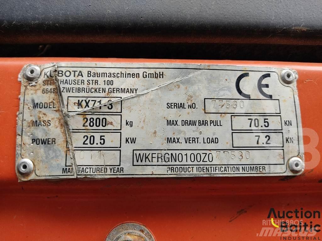 Kubota KX 71-3 Mini ekskavatoriai < 7 t