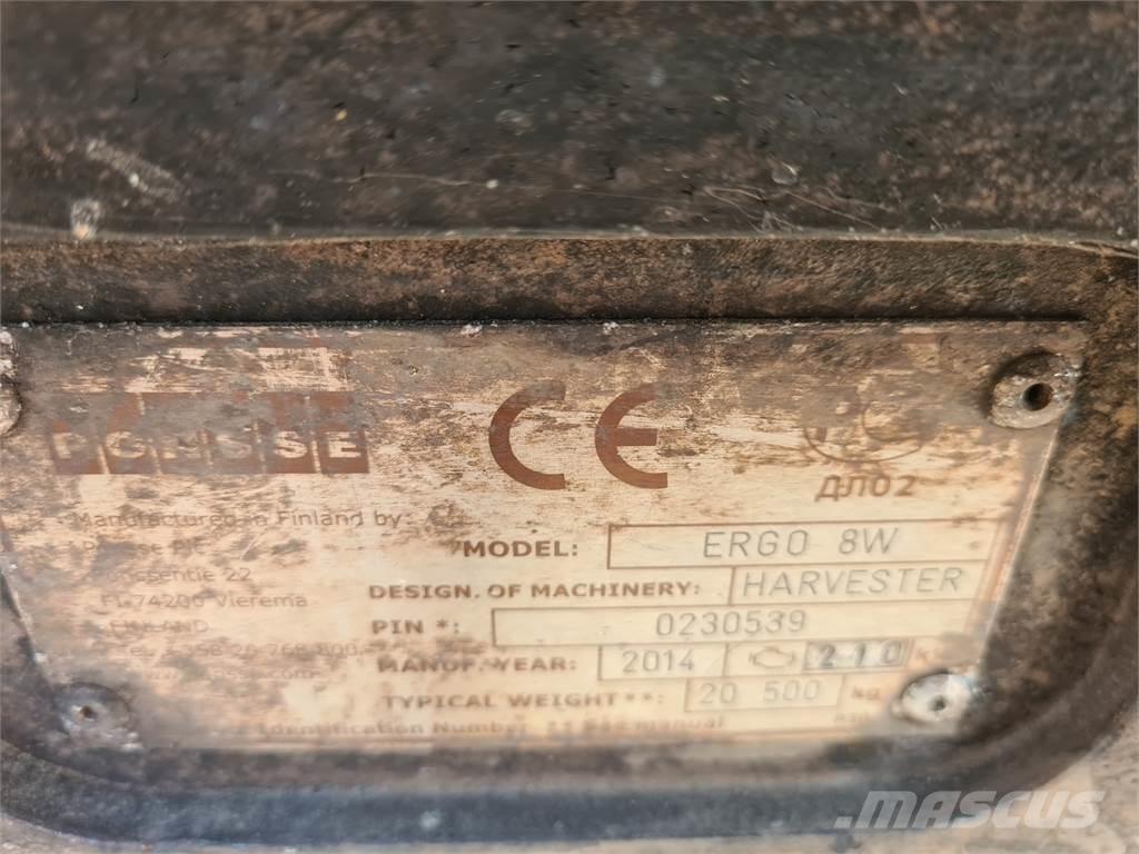 Ponsse Ergo 8wd Miško technika (Harvesteriai)