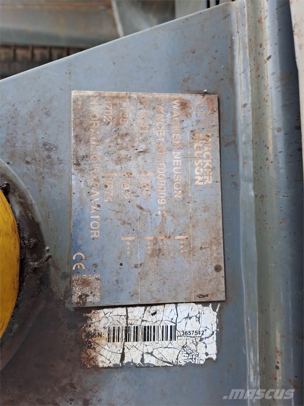 Wacker Neuson ET35 Vikšriniai ekskavatoriai