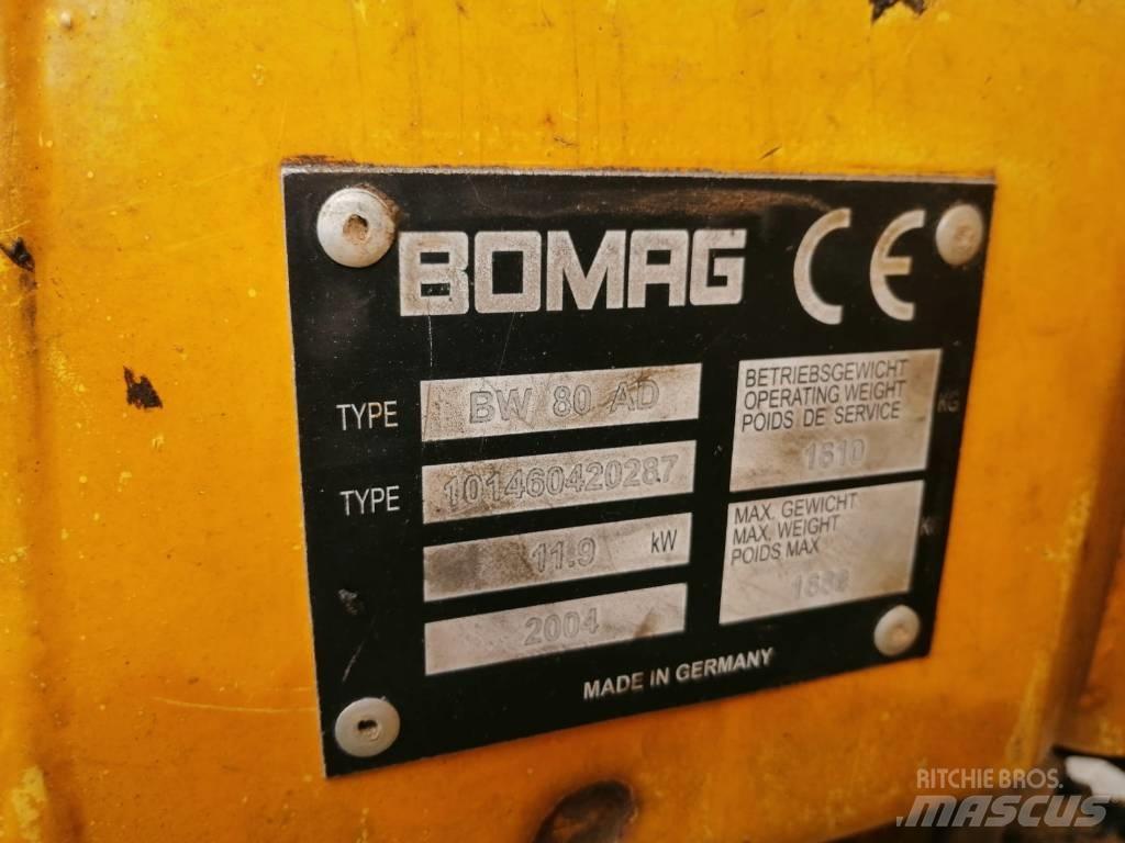 Bomag BW 80 Porinių būgnų volai