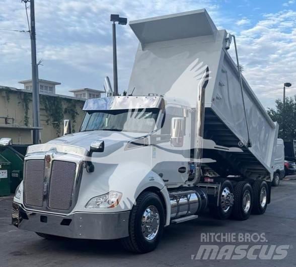 Kenworth T680 Savivarčių priekabų vilkikai