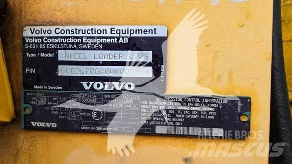 Volvo L70G Naudoti ratiniai krautuvai