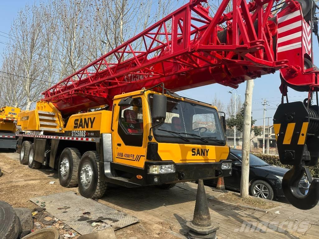 Sany STC 500 S Neapdoroto reljefo kranai