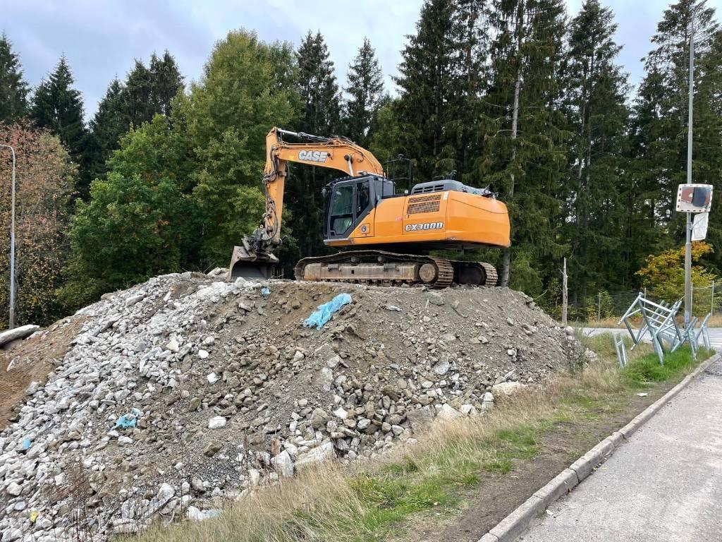CASE CX300D Vikšriniai ekskavatoriai