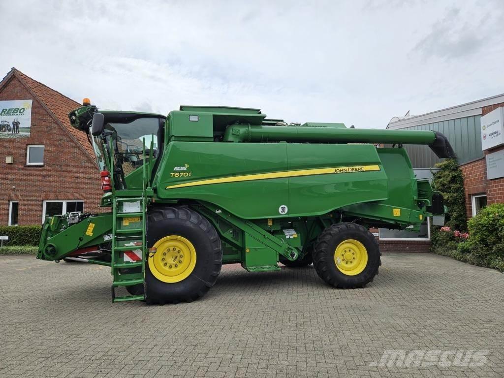 John Deere T660 Derliaus nuėmimo kombainai