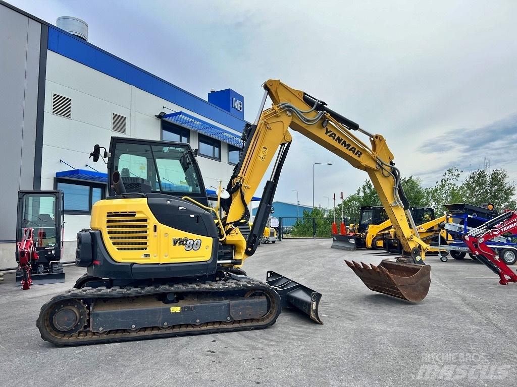 Yanmar Vio 80-2PB Vidutinės galios ekskavatoriai 7-12 t