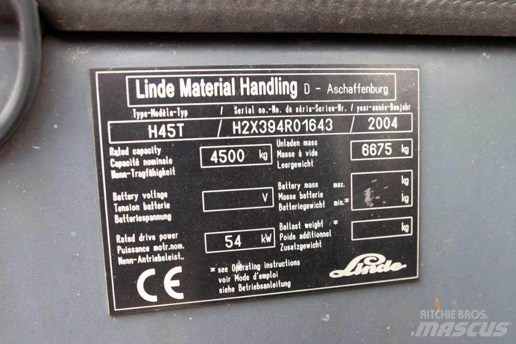 Linde H 45 T LPG (dujiniai) krautuvai