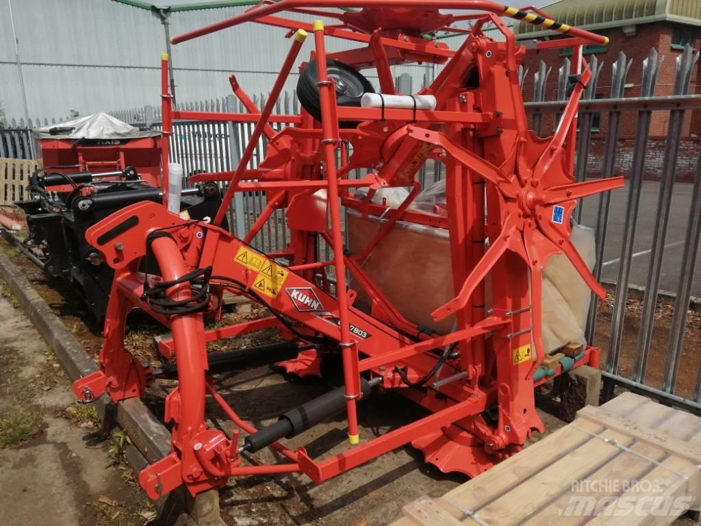 Kuhn GF7803 Šieno grėbliai ir vartytuvai