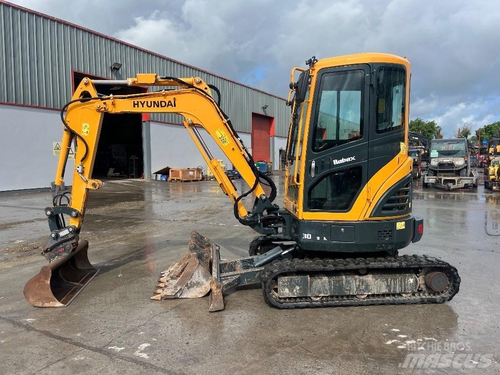 Hyundai R30 Z-9AK Mini ekskavatoriai < 7 t