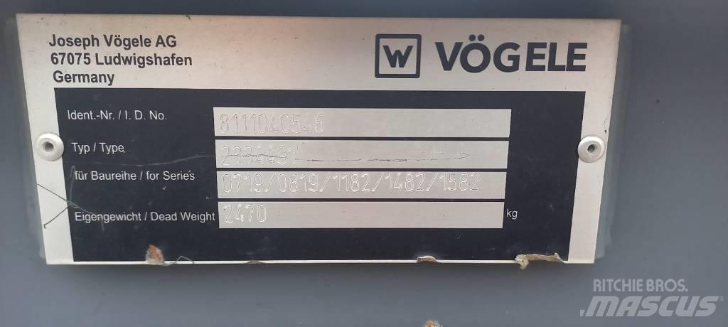 Vögele MT 3000-2 Audinių transporto priemonės