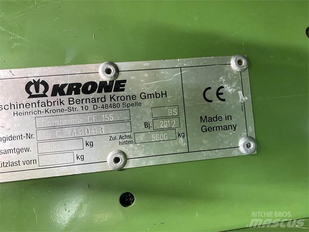 Krone CF 155 XC Ritinių presai