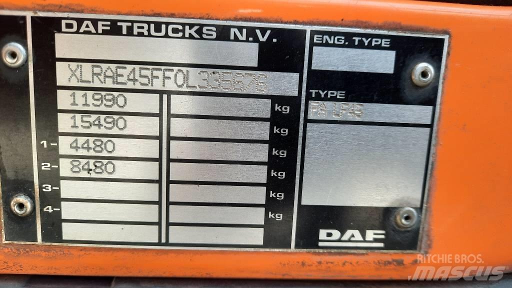 DAF Johnston VF501 Šlavimo technika
