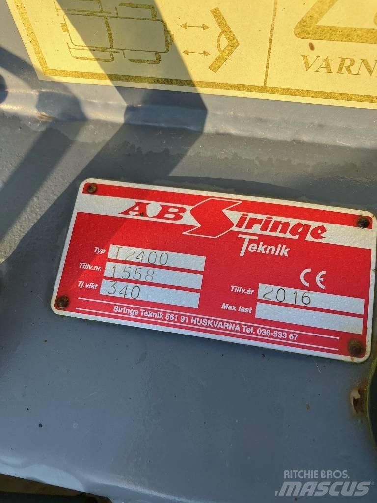Siringe T2400 Frontalinių krautuvų priedai