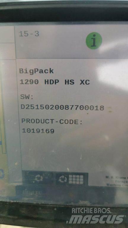 Krone 1290 HDP XC Stačiakampių ryšulių presai