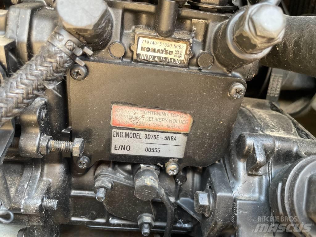 Komatsu PC 20 Vikšriniai ekskavatoriai