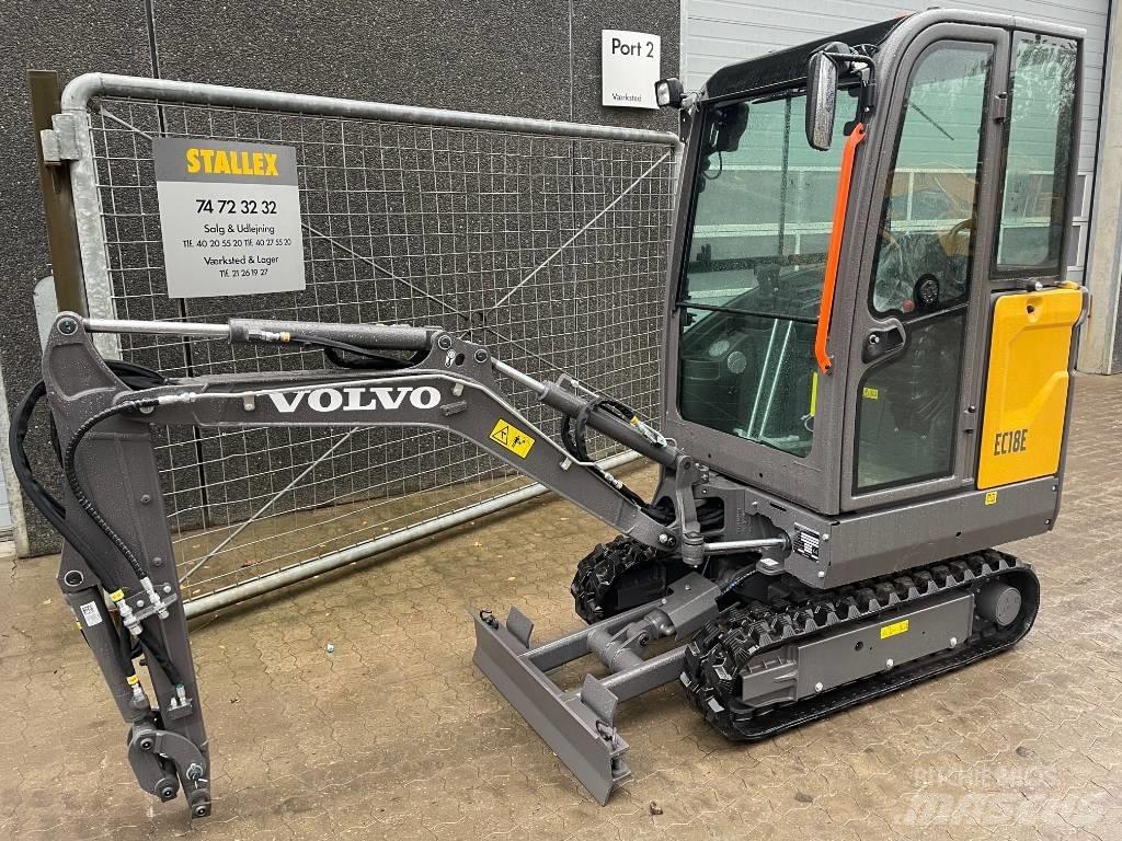 Volvo EC18E Mini ekskavatoriai < 7 t