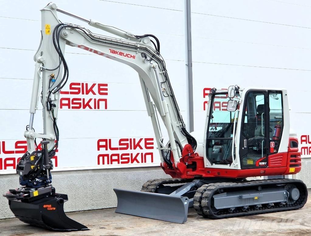 Takeuchi TB290-2 Vidutinės galios ekskavatoriai 7-12 t