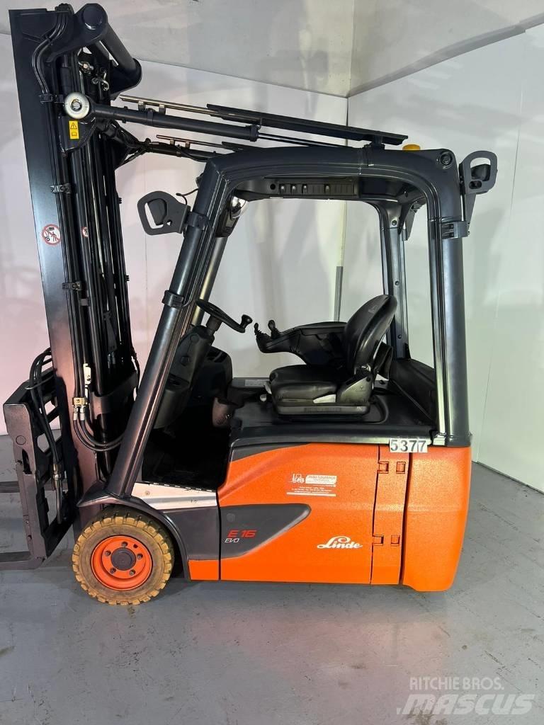 Linde E 16 EVO Elektriniai šakiniai krautuvai