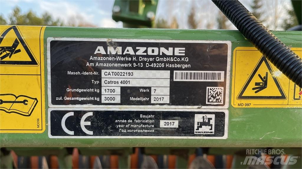 Amazone Catros 4001 Diskinės akėčios