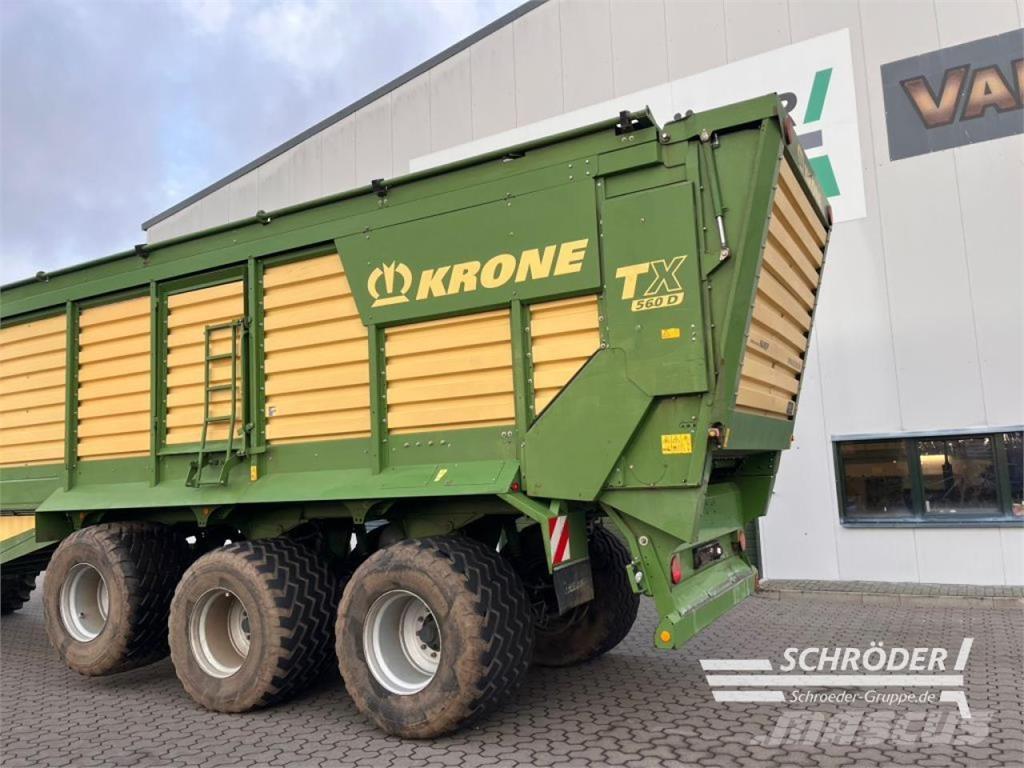 Krone TX 560 D Grūdų vežimėliai