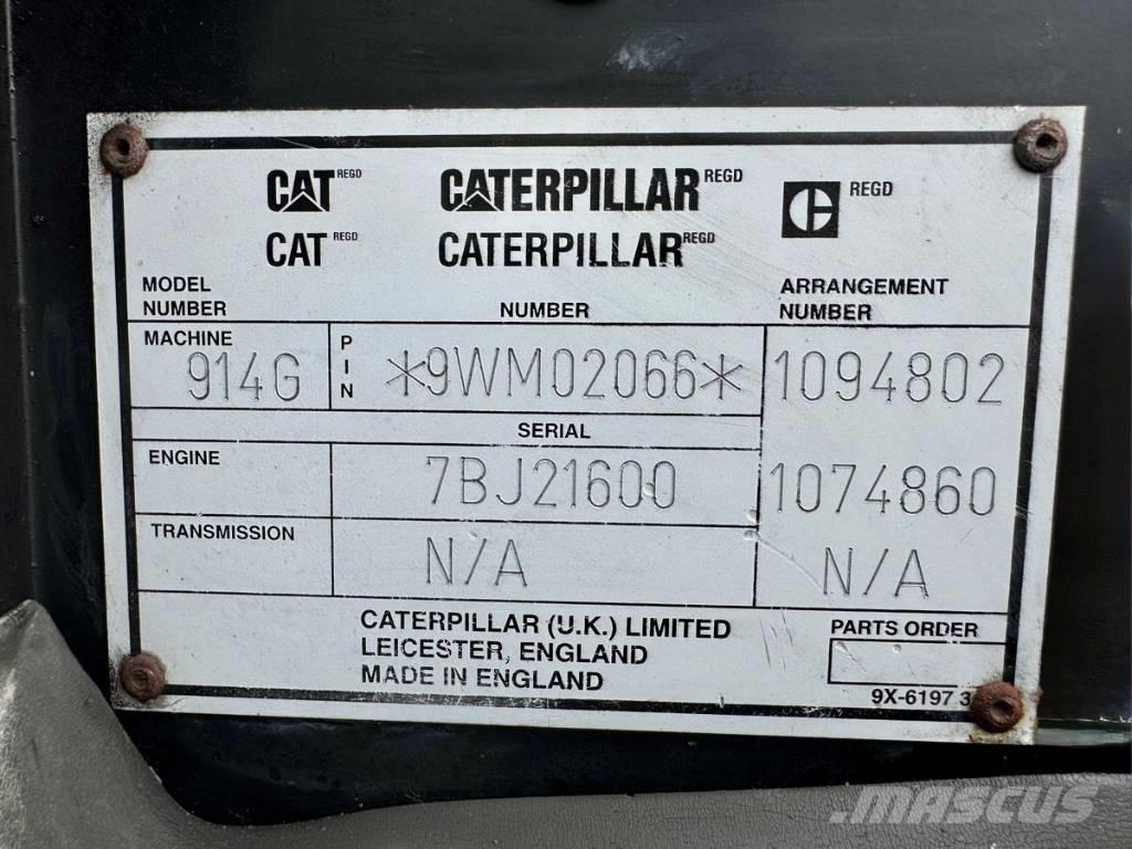 CAT 914 G Naudoti ratiniai krautuvai