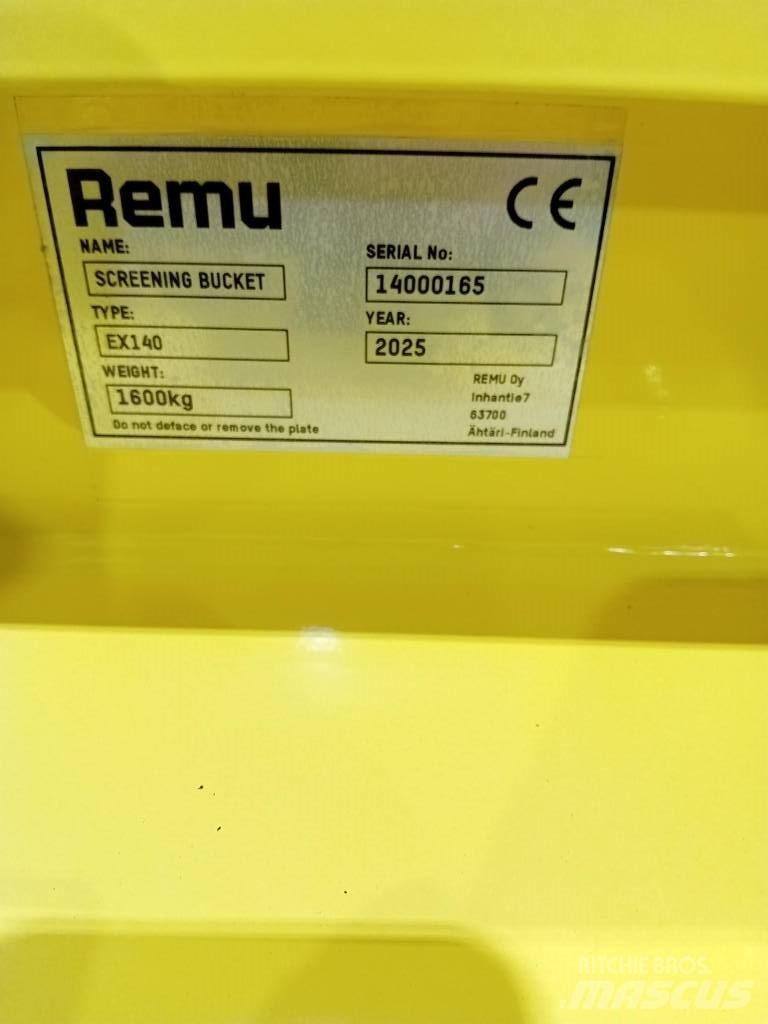 Remu EX140 Atrinkimo kaušai