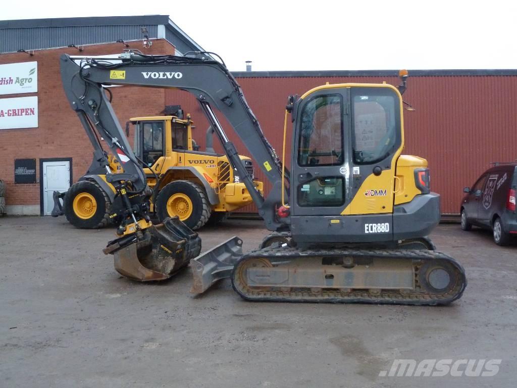 Volvo ECR 88 D Vidutinės galios ekskavatoriai 7-12 t