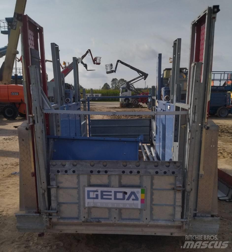 Geda 1500 Z/ZP Keltuvai, gervės ir medžiagų liftai