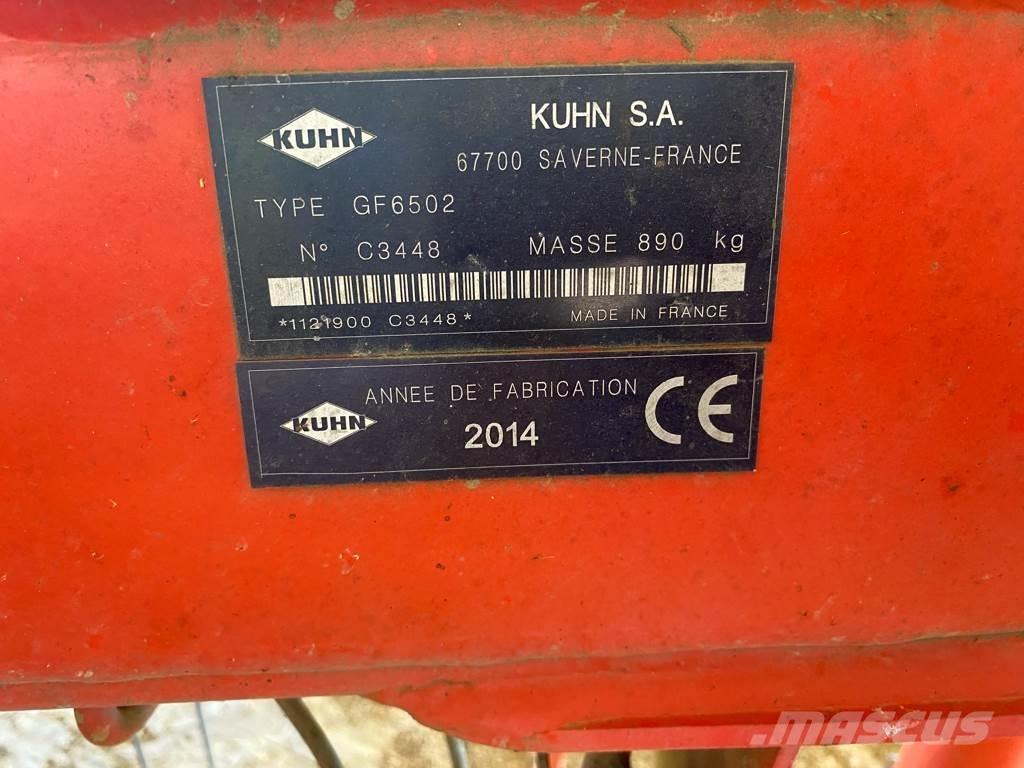 Kuhn GF 6502 Šieno grėbliai ir vartytuvai