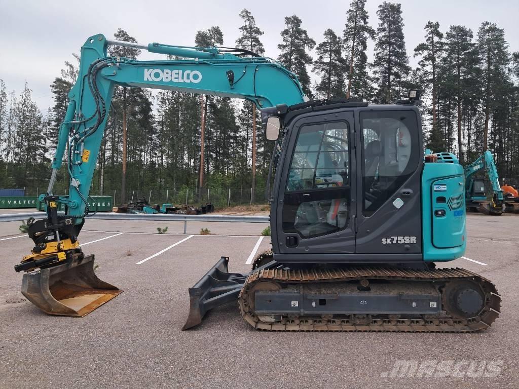 Kobelco Sk75SR-7 Vidutinės galios ekskavatoriai 7-12 t