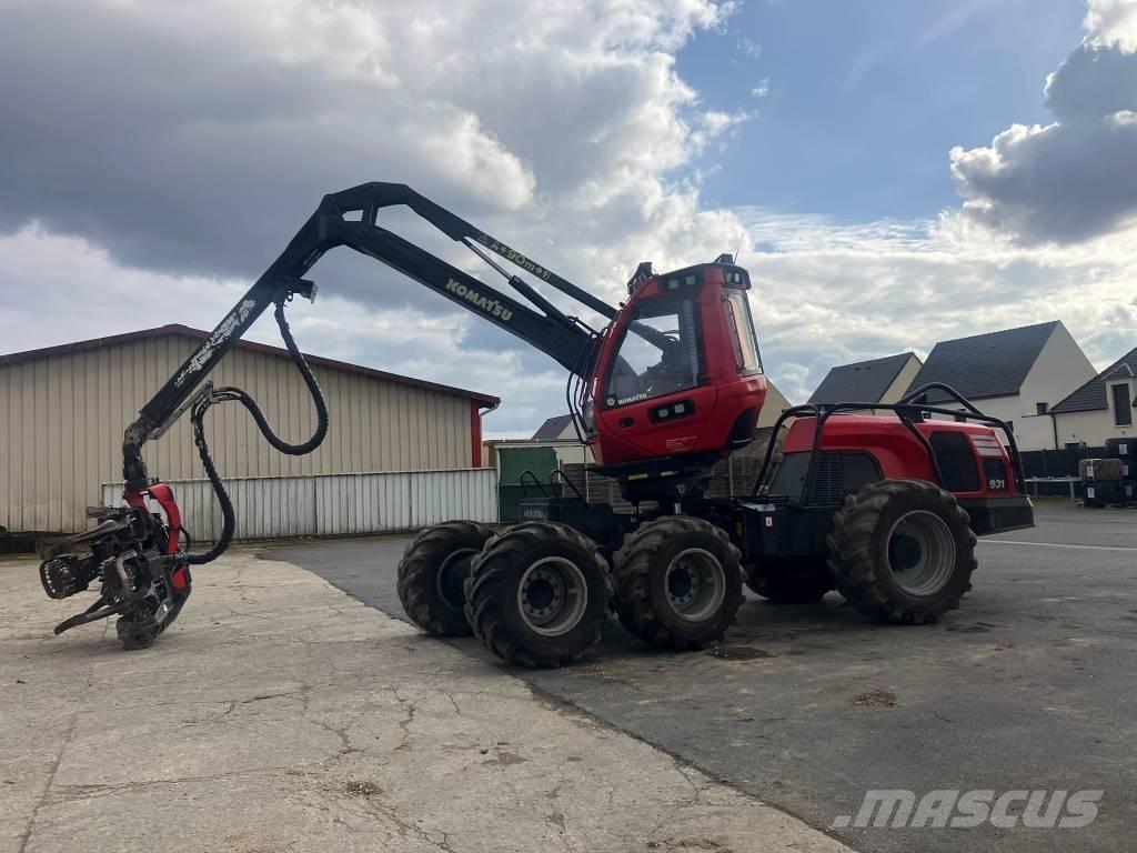 Komatsu 931 Miško technika (Harvesteriai)