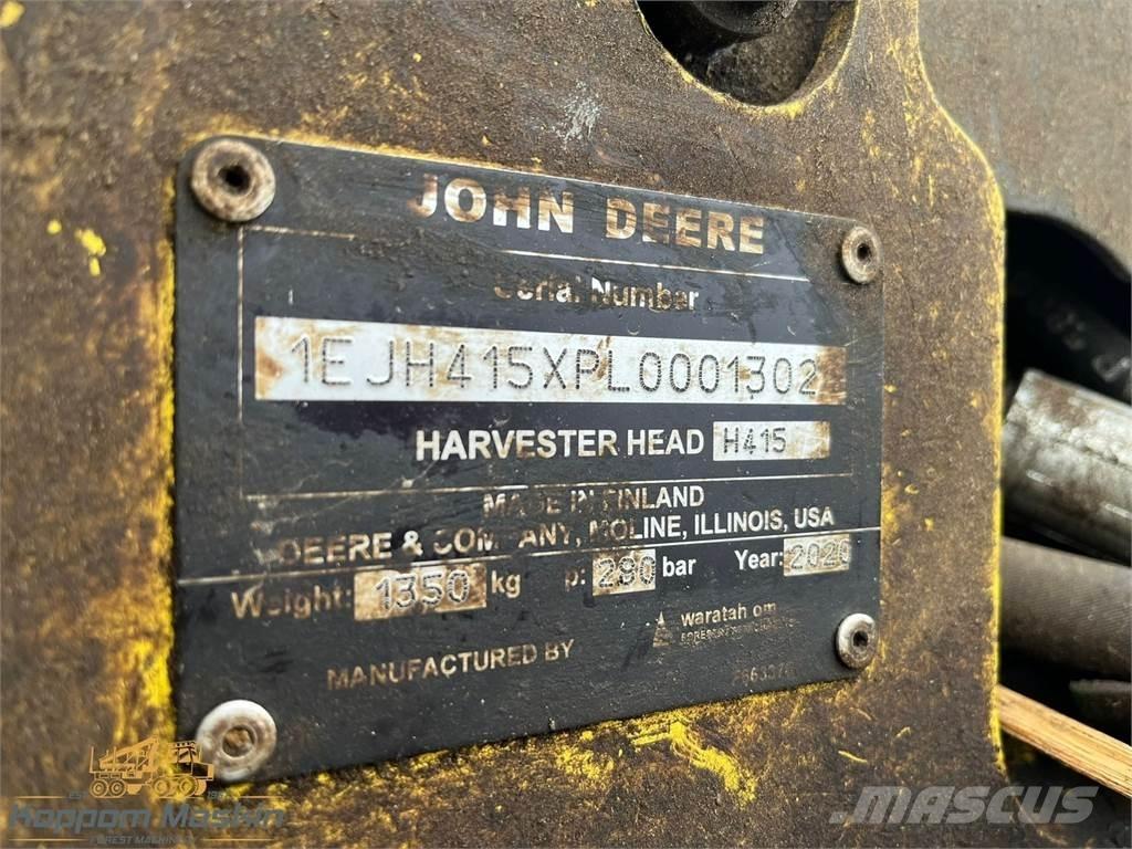 John Deere H415 Medžių kirtimo mašinų darbinės galvos