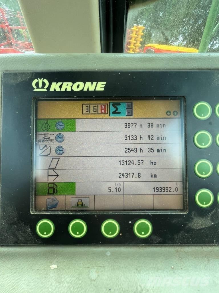 Krone Big X 500 Pašarų ruošimo technika
