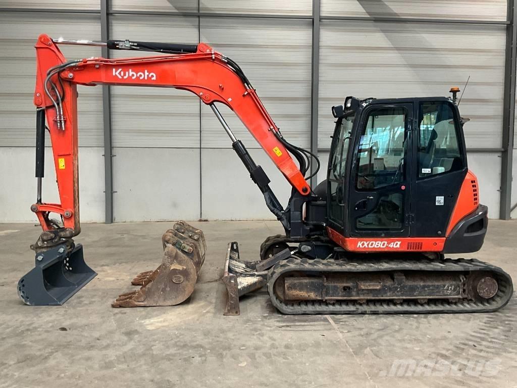 Kubota KX 080-4 A Vidutinės galios ekskavatoriai 7-12 t