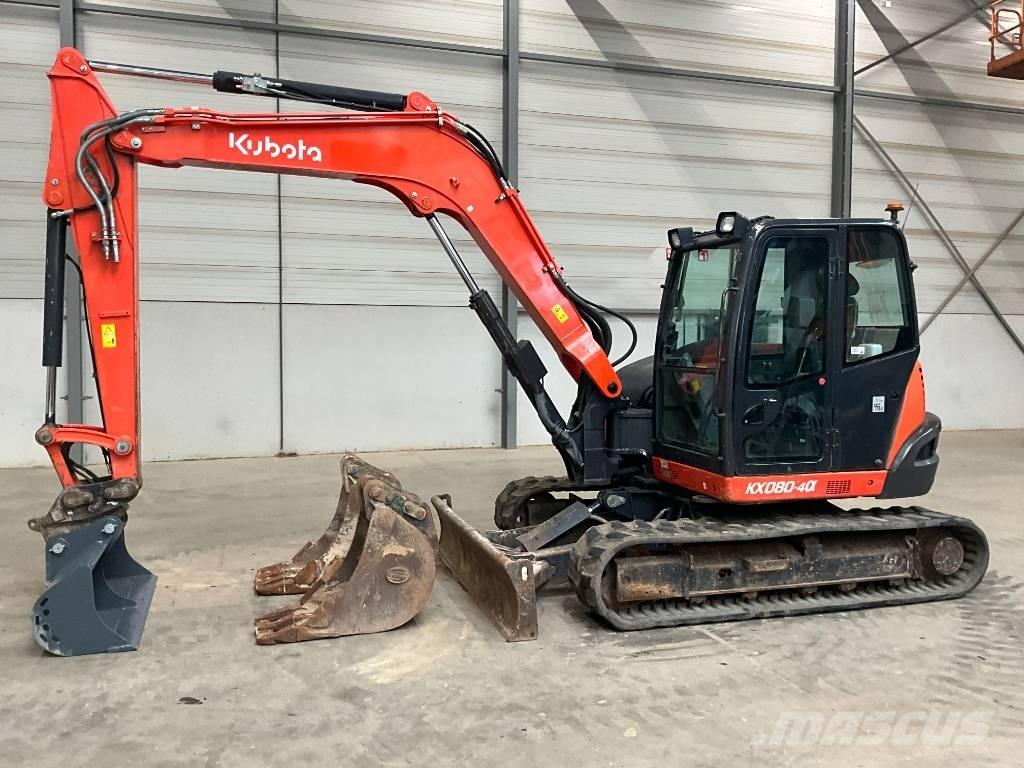 Kubota KX 080-4 A Vidutinės galios ekskavatoriai 7-12 t