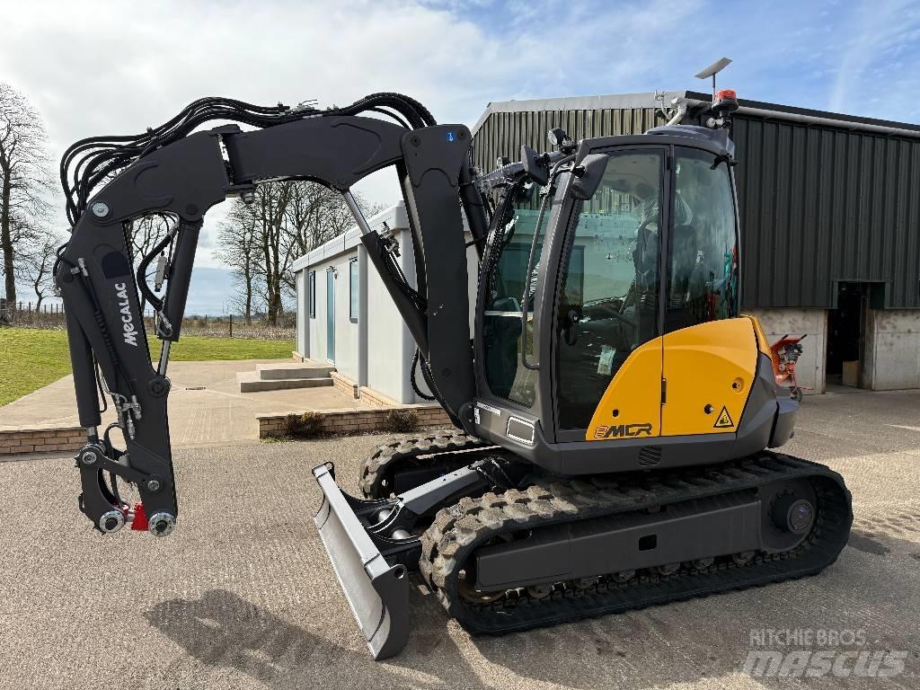 Mecalac 8 MCR Vidutinės galios ekskavatoriai 7-12 t