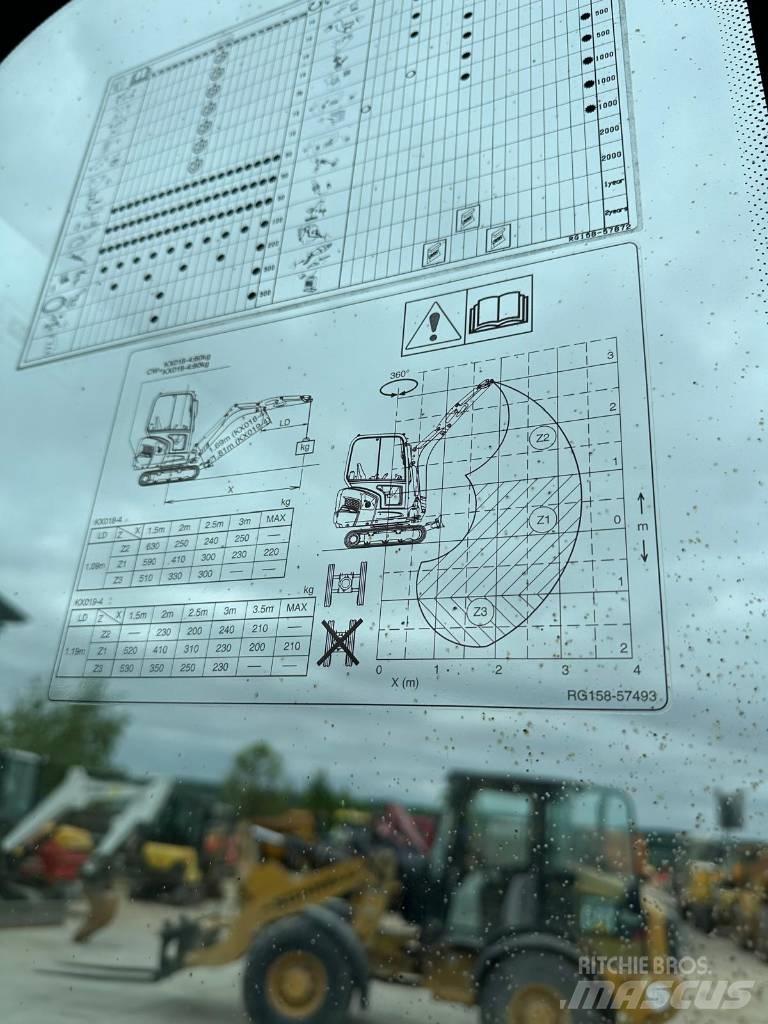 Kubota KX 019-4 Mini ekskavatoriai < 7 t