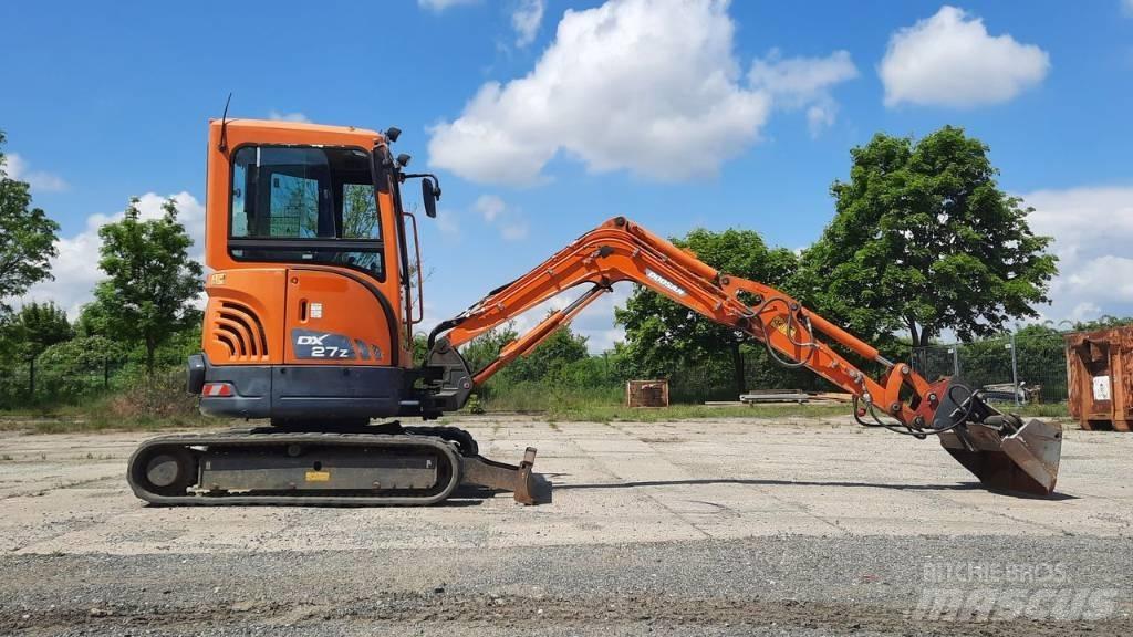 Doosan DX 27 Z Mini ekskavatoriai < 7 t