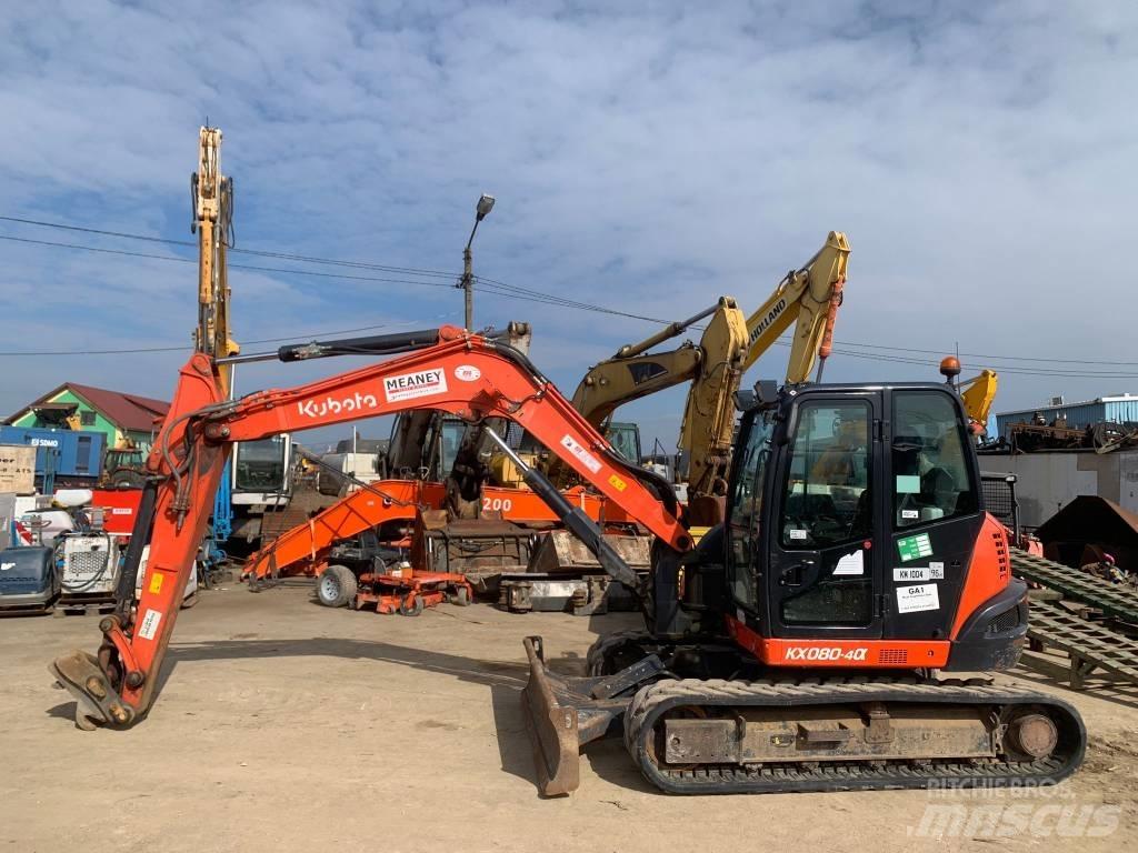 Kubota KX 080-4A Vidutinės galios ekskavatoriai 7-12 t