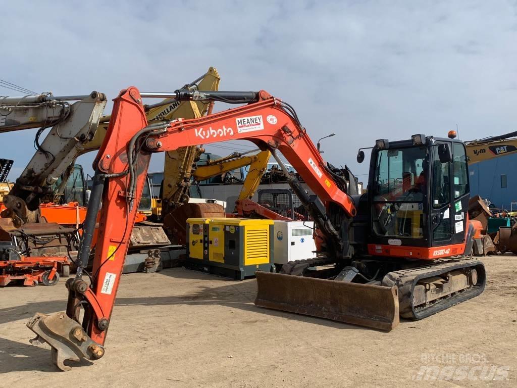 Kubota KX 080-4A Vidutinės galios ekskavatoriai 7-12 t
