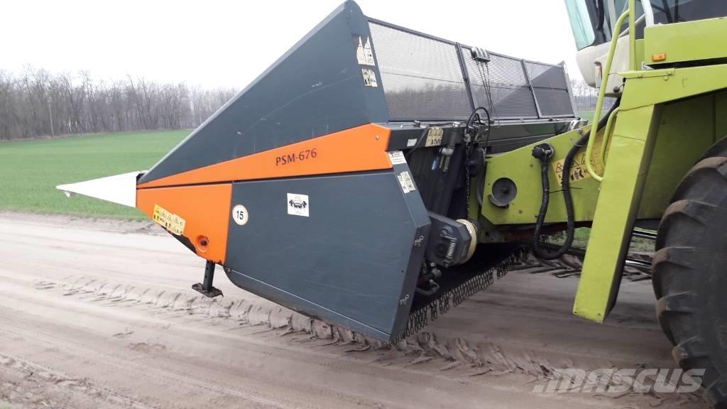  NAS 676 PSM Derliaus nuėmimo kombainų galvos