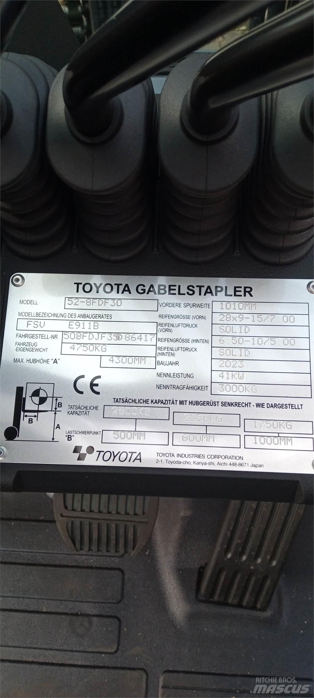 Toyota 52-8FDF30 Dyzeliniai krautuvai
