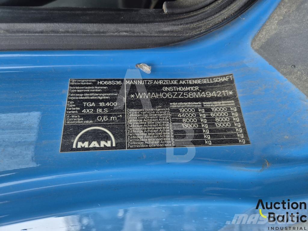 MAN TGA18.400 Naudoti vilkikai
